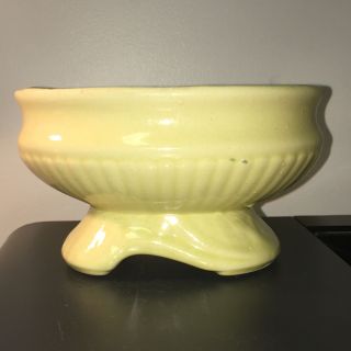 Vintage Shawnee Pottery Ceramic Oblong Planter Oval Shaped 6.  5x4.  75 "
