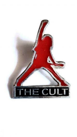 Vintage The Cult Promo Pin - British Rock Record Lp Electric Love Sonic Temple