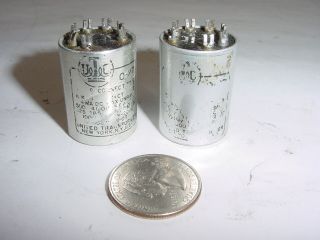2 Vintage Utc Ouncer O - 27 Tube Amplifier Transistor Int Interstage Transformers