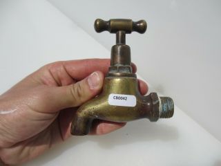 Antique Brass Tap Garden Sink Stables Basin Vintage Old Architectural Water