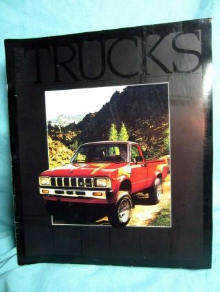 Vintage 1983 Toyota Truck Sales Brochure Booklet