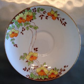 Vintage Adderley HAND PAINTED Teacup and Saucer 4724 3