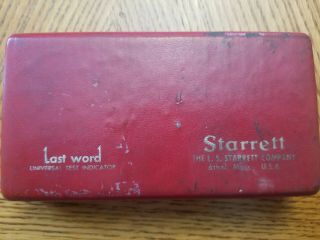 Starrett Last Word 711 - Ti - M Universal Test Indicator Bundle Vintage