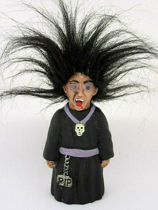 Vtg Halloween Pocket Screamers Witch Priest Demon Light Up Eyes