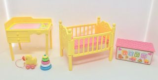 Vintage My Little Pony Mlp Paradise Estate Nursery Baby Room Furniture Toys Crib