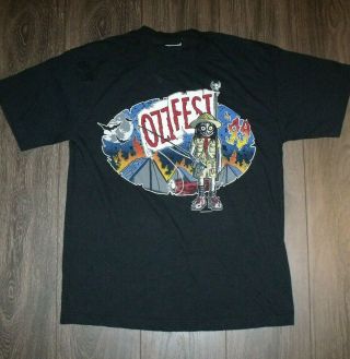 Vintage 1999 Ozzfest T Shirt Large Cotton Black Sabbath Ozzy Osbourne