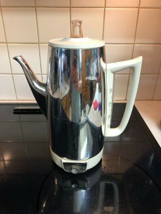 Vintage General Electric Percolator 9 Cup Coffeemaker P15 Immersible