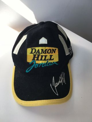 Vintage Official Damon Hill Hill - Sport Jordan Formula One Baseball Cap 1999