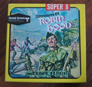 Vintage 8mm Film - Adventures Of Robin Hood - United Artists 8