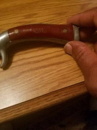 Vintage Jc Higgins Pistol grip Steel Casting Rod 51 1/2 