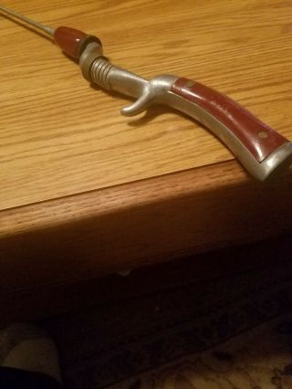 Vintage Jc Higgins Pistol grip Steel Casting Rod 51 1/2 