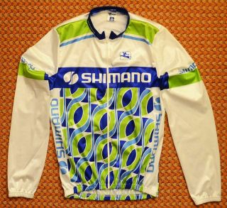 Shimano,  Vintage Cycling Jacket By Giordana,  Mens Large,  4