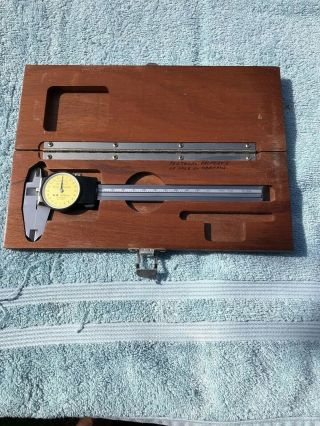 Vintage Brown & Sharpe Dial Caliper 599 - 579 - 12 Swiss Made