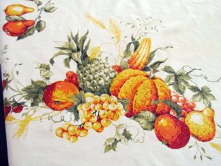 Vintage Fall Print Cloth Tablecloth 48 " X 48 " In Wonderful