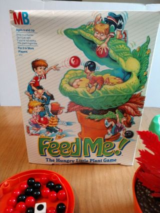 Vintage 1986 Feed Me Milton Bradley Game 5