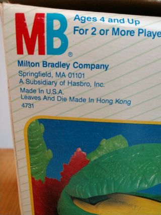 Vintage 1986 Feed Me Milton Bradley Game 8