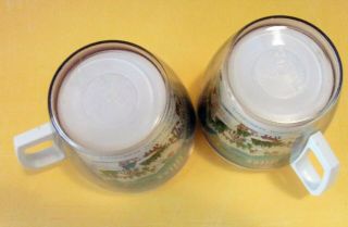 SET OF 2 VTG 1970 SWISS MISS Thermo Serv Insulated Mug Cup Cocoa Hot Chocolate 5