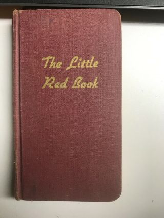 Vtg The Little Red Book: 12 Steps Of The Aa Program 1957 (hh)