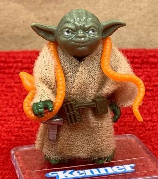 ❗️vintage Star Wars 1980 Kenner Yoda Tight Pacmaneye Variant Cond.