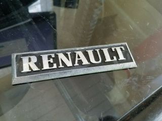 Vintage Renault Emblem