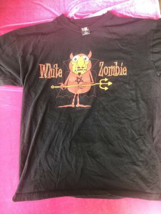 White Zombie,  Vintage 1996 Devil Man,  I Went To Hell Size Xl Tshirt