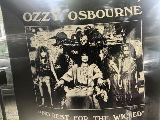 Ozzy Osbourne,  No Rest For The Wicked Vintage 1988 Tapestry