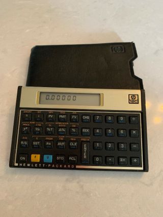 Vintage Hewlett Packard Hp 12c Financial Calculator