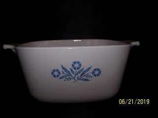 Vintage BLUE CORNFLOWER Corning Ware 1 3/4 qt Casserole Dish P - 1 3/4 - B 3