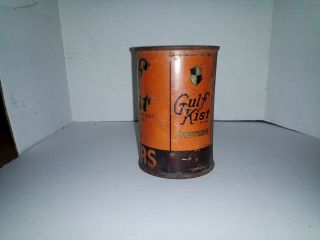 Vintage gulf kist oyster tin can 5oz.  Orleans 4