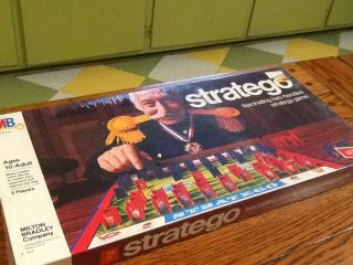 Stratego 1977 Board Game Complete Strategy 2 Player Vintage Factory
