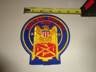 Old Vintage Nra National Matches Patch Us Army Camp Perry Sharp Shooter