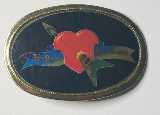 Vintage Tom Petty And The Heartbreakers Belt Buckle