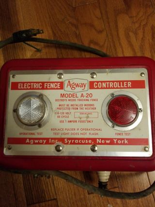 Vintage Electric Controller,  Agway Model A - 20