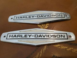 Vintage Harley Davidson Gas Tank Emblems