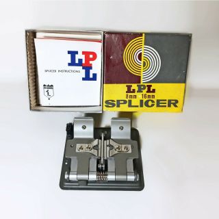 Vintage Lpl Cement Splicer - 3 Way - 8mm,  S8,  16mm Film Editing Equipment