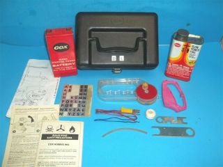 Vintage Control Line Model Airplane Cox Flight Kit Box - Accessories