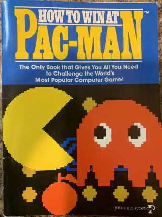 How To Win At Pac - Man 1982 Consumer Guide Book Vintage Computer Video Game