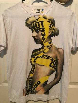 Lady Gaga Censored Vintage Concert Tour T Shirt Medium