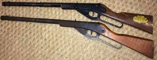 2 Vintage Daisy Bb Guns - Model 102 Real Wood - Pump - Rogers,  Arkansas