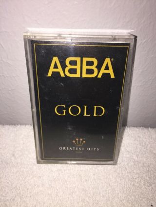 Vintage 1992 Abba Gold Greatest Hits Cassette Tape (case Box Only - No Tape)