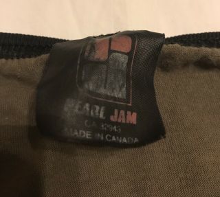 Pearl Jam Tour Ladies Tank Shirt Key Hole Vintage 3