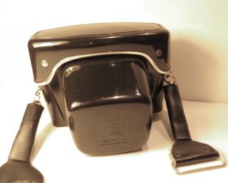 Vintage Black Leather Case For Pentacon Praktica Cameras -