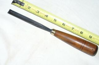 Vintage Buck Brothers 1/2 " Cast Steel Straight Carving Gouge 6