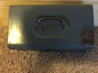 Vintage Sears Craftsman Grey Metal Tool Box