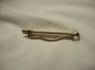 Vintage Snap - On Tools Gold Tone Box Wrench Tie Clasp Money Clip Advertising 3