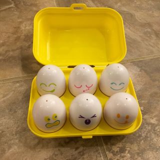 Vintage Tomy 1993 Squeak Eggs N Hide Baby Toy Toddler Activity Play Vhtf