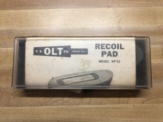 Vintage P.  S.  Olt Duck Call Company Shotgun Recoil Pad