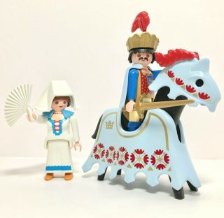 Playmobil Vintage Medieval Knights Castle 3837 Royal Tent King & Lady Figures