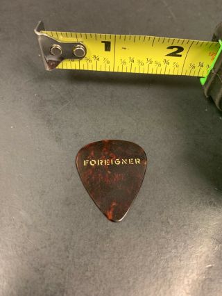 The Foreigner Misplaced By Mick Jones Vintage Guitar Pick Rare