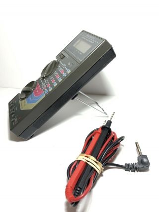 Radio Shack Micronta 22 - 185a Digital LCD 23 Range Multimeter With Leads 7